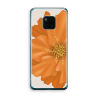 Orange Ellila flower: Huawei Mate 20 Pro Transparant Hoesje