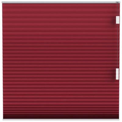 Leen Bakker - Fenstr Plisségordijn Montreal Dubbel 25mm Lichtdoorlatend - Bordeaux 65601 - Polyester - Rood - 120x10x10 Cm