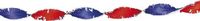 Rood Wit Blauw Crepe Papier Slinger 24 meter Rood Wit Blauw Crepe Papier Slinger 24 meter