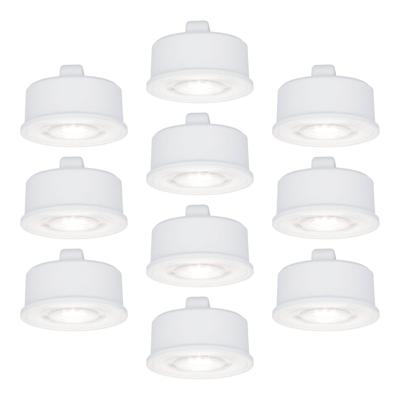 10x LED Module - Dimbaar - 3.8W 270lm - 6000K daglicht wit - Vervangt 50 Watt - GU10 fitting - Plat - Universele fitting
