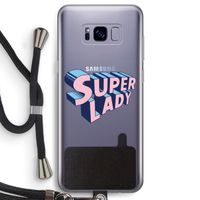 Superlady: Samsung Galaxy S8 Transparant Hoesje met koord