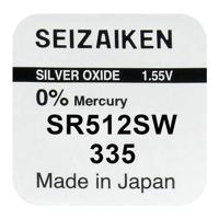 Seizaiken 335 SR512SW Zilveroxide accu - 1.55V