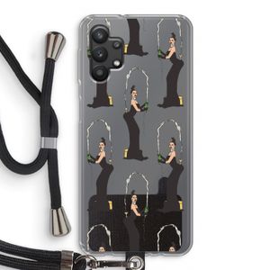 Pop Some Kim: Samsung Galaxy A32 5G Transparant Hoesje met koord