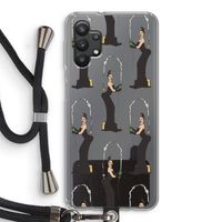 Pop Some Kim: Samsung Galaxy A32 5G Transparant Hoesje met koord