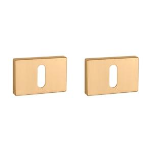 Aprile Premium & Prestige Rechthoekig Sleutelrozet 50x33x7mm mat goud Rozetten