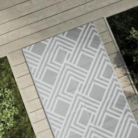 VidaXL Buitenkleed arakil 80x250 cm pp grijs VidaXL Buitenkleed arakil 80x250 cm pp grijs