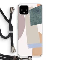 Lindo: Pixel 4 Transparant Hoesje met koord