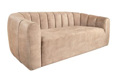 Bank BABYLON 200cm 3-zits fluweel beige - 44511
