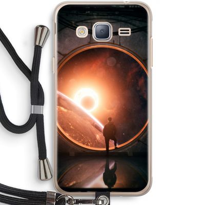 Ephemeral: Samsung Galaxy J3 (2016) Transparant Hoesje met koord