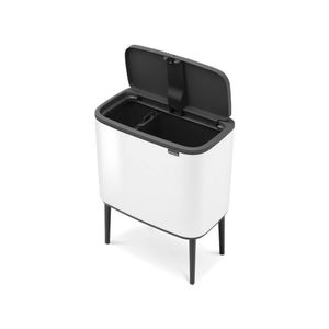 Brabantia afvalemmer Bo Touch Bin, wit, 11 + 23 l (637527)