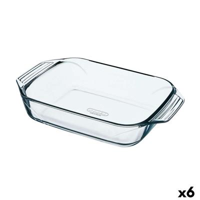 Ovenschaal Pyrex Irresistible Transparant Glas Rechthoekig 31,5 x 19,7 x 6,4 cm (6 Stuks)