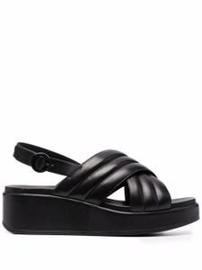 Camper sandales Misia en cuir - Noir