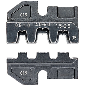 Knipex Krimpprofiel voor niet-gesoleerde open aansluitstekkers 4,8 + 6,3 mm - 974905
