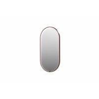 INK SP28 spiegel - 40x4x80cm ovaal in stalen kader incl dir LED - verwarming - color changing - dimbaar en schakelaar - geborsteld koper 8409404