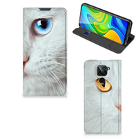 Xiaomi Redmi Note 9 Hoesje maken Witte Kat