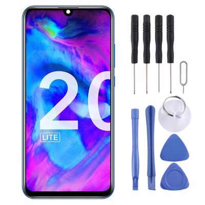 LCD-scherm en digitizer volledige montage voor Huawei Honor 20 Lite (zwart)