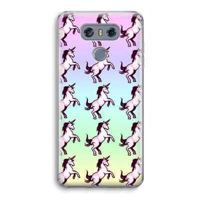 Musketon Unicorn: LG G6 Transparant Hoesje