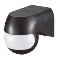 PIR bewegingssensor met schemerschakelaar - 180° - Opbouw - 12 meter bereik - Maximaal 400 Watt - IP44 waterdicht - Zwart