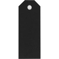 Creativ Company Manilla-labels, afm 3x8 cm, 220 gr, zwart, 20 stuk/ 1 doos