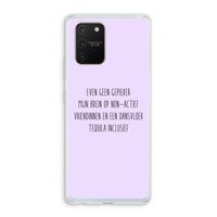 Tequila: Samsung Galaxy S10 Lite Transparant Hoesje