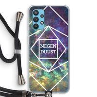 Negenduust ruimte: Samsung Galaxy A32 4G Transparant Hoesje met koord