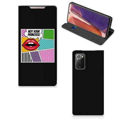 Samsung Galaxy Note20 Hippe | Standcase | Popart Princess Samsung Galaxy Note20 Hippe | Standcase | Popart Princess