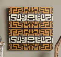 Abstract canvas schilderij Abstract patroon in afrikaanse stijl