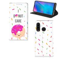 Huawei P30 Lite New Edition | Flip Style Cover | Donut Roze Huawei P30 Lite New Edition | Flip Style Cover | Donut Roze