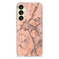 Samsung Galaxy A35 | TPU | Siliconen hoesje | Marmer Oranje