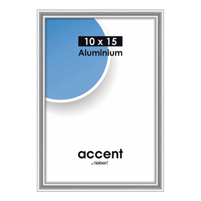 Nielsen Design nielsen fotolijst 51223 accent glanzend zilver 10x15 cm