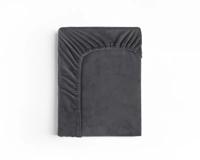 Sleeptime Velvet Hoeslaken Antraciet 140 x 200 cm