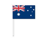Zwaaivlaggetjes/handvlaggetjes papier Australie 24 cm - thumbnail