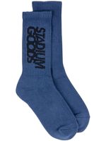 STADIUM GOODS® chaussettes à logo imprimé - Bleu - thumbnail