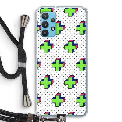 8-bit N°10: Samsung Galaxy A32 4G Transparant Hoesje met koord