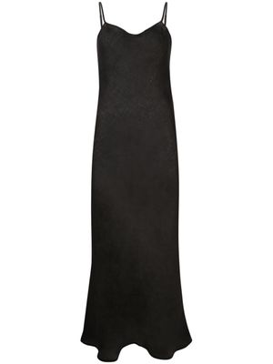 Baserange robe Dydine à coupe mi-longue - Noir