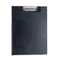 Documenten Clipboard in A4 formaat - zwart - pvc - klembord - 21 x 29 cm