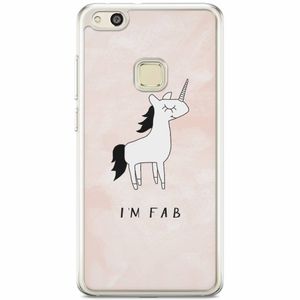 Huawei P10 Lite siliconen hoesje - I'm fab