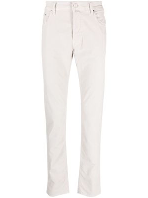 Jacob Cohën pantalon à coupe droite - Blanc