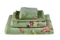 Pip Studio Pip Studio Secret Garden handdoek Groen 55x100 cm