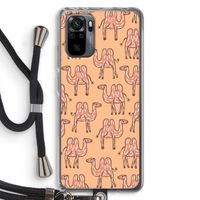 Kameel: Xiaomi Redmi Note 10 Pro Transparant Hoesje met koord