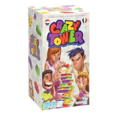 Asmodee houten crazy tower stapeltoren