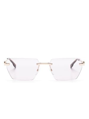 DSQUARED2 EYEWEAR lunettes de soleil 0102/S à monture rectangulaire - Or
