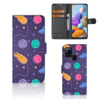 Samsung Galaxy A21s | Wallet Case | met Pasjes | Space