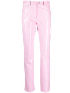 Courrèges pantalon à coupe fuselée - Rose