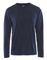Blåkläder Vlamvertragend T-Shirt lange mouwen 34831737 | Marineblauw | Maat M - 7330509726587 Blåkläder Vlamvertragend T-Shirt lange mouwen 34831737 | Marineblauw | Maat M - 7330509726587