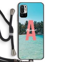 Pacific Dream: Xiaomi Redmi Note 10 5G Transparant Hoesje met koord