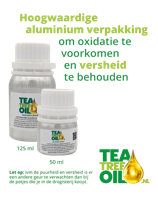 Tea Tree Olie 1x 50 ml in aluminium fles