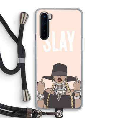 Slay All Day: OnePlus Nord Transparant Hoesje met koord