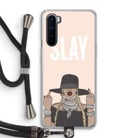 Slay All Day: OnePlus Nord Transparant Hoesje met koord
