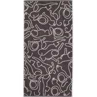 Cawö Cawö Cute Cats 6264 Badlaken 80x150 basalt/platin